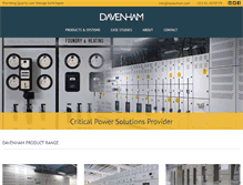 Tablet Screenshot of davenham.com